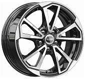 15x6  5x100 ET38 d.57,1  K&K  КС1005 алмаз черный