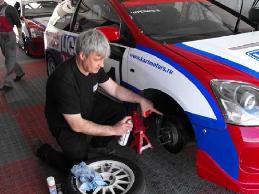 «Обработка ступицы медным аэрозолем»