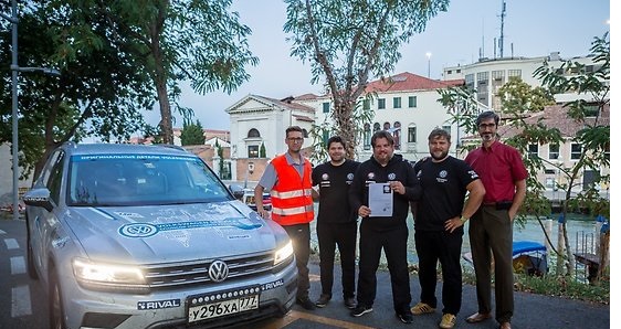 Российский VOLKWAGEN TIGUAN при поддержке CONTINENTAL покорил "Великий шелковый путь"
